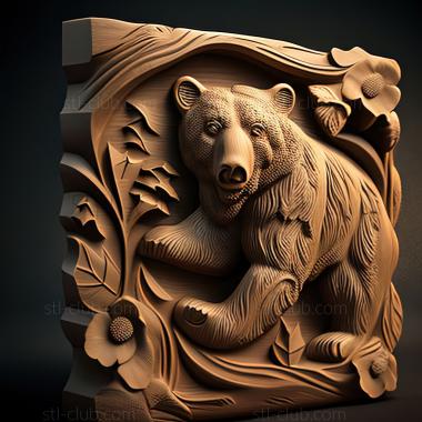 3D model st Winnipeg bear famous animal (STL)